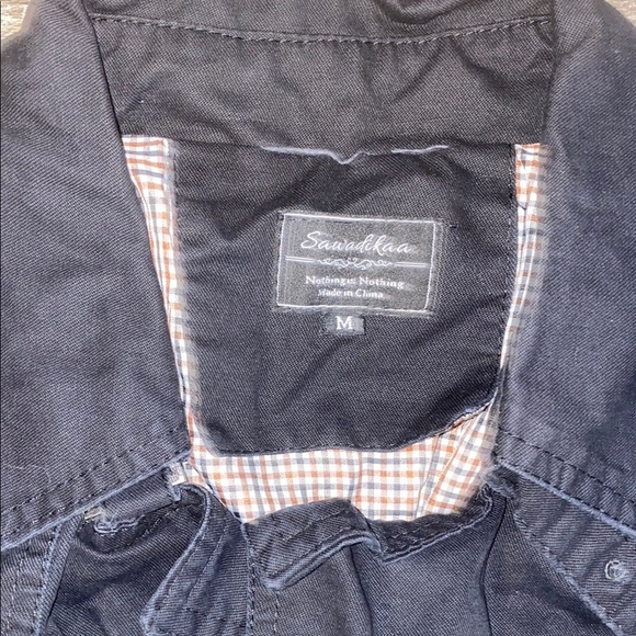 Black Military Field Jacket with Structured Shoulders - Picture 4 of 11